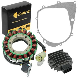 Caltric Stator & Regulator Rectifier W/Gasket Compatible With Yamaha Raptor 350 Yfm350R 2004-2013