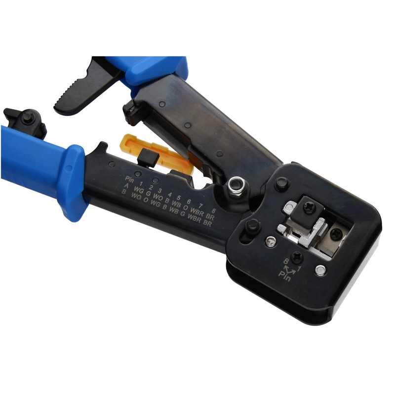 Professional RJ45 Ratchet EZ Crimping Pliers for CAT 5e CAT
