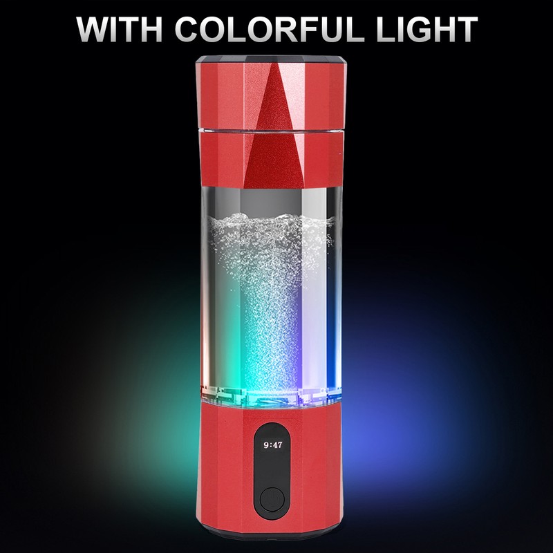 Hydrogen Water Bottle 6000 to 8000 PPB Portable Rechargeable Quick