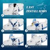 Qusases Waterproof Remote Control Electric Shark Water Toy with Spray,
