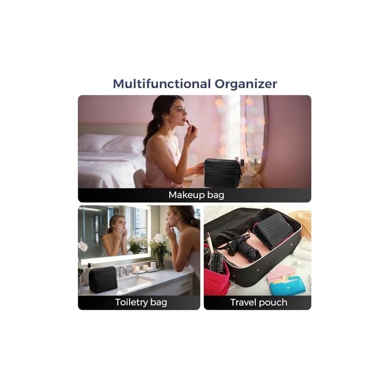 Makeup Brush Holder Travel, Compact Lightweight Accessory for Travel and
