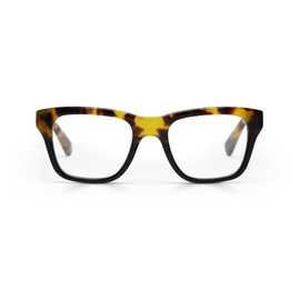 eyebobs Kvetcher Unisex Premium Readers, Tortoise & Black Front with Tortoise Temples, 1.75 Magnification