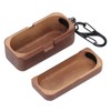 Wood Earbuds Case, Wood Protective Case for AZ80 Fine Polished