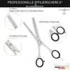 Schwertkrone Effilierschere - Modellierschere Haarschneideschere Haarschere Friseurschere aus Edelstahl Made