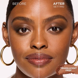 L'Oreal Paris Infallible Blur-fection Longwear Loose Setting Powder, Blurring Face Powder With Up to 24HRs of Wear, Translucent Medium Deep, 1 Kit