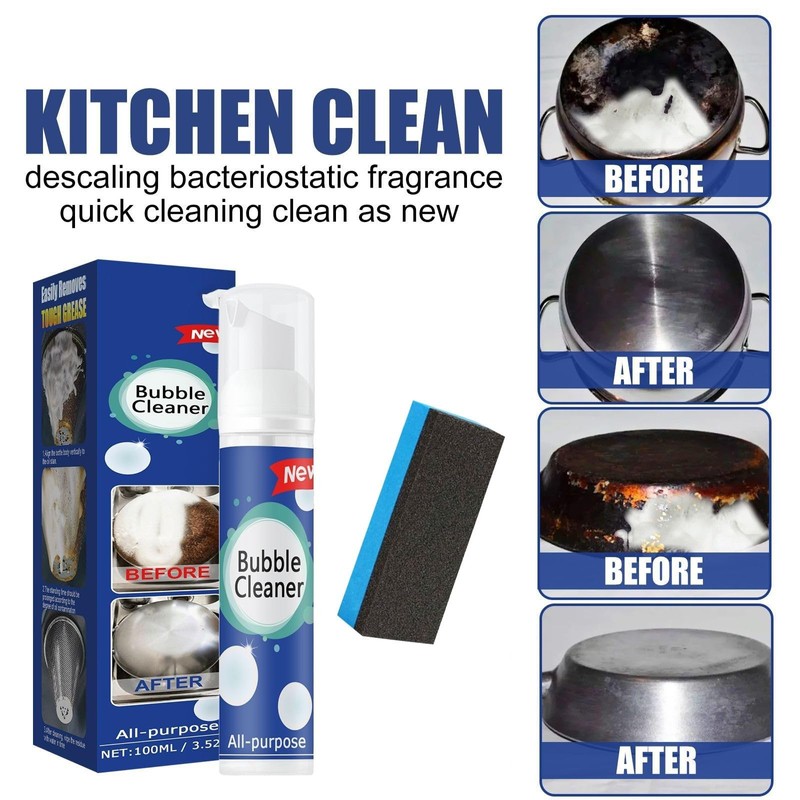CROOT 2PCS Bubble Cleaner Foam，All-Purpose Bubble Cleaner Spray, Foam Cleaner