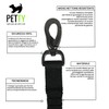 Dog Leash with Shock Absorber and Short Grip Handle -