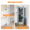 6 Pack Door Stoppers, Floor Door Stop 2.5 Inch Cylindrical