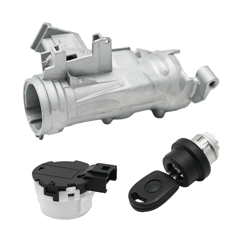 Hoypeyfiy 1K0905851B Ignition Switch Lock Cylinder Kit Replacement for Seat
