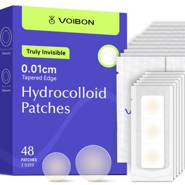 Voibon Pimple Patches for Face Invisible Hydrocolloid Acne 48 Count