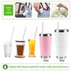 Higreen Reusable Silicone Collapsible Straws (2020 Upgrades,Extra Long)- 2 Pack
