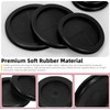 TA-VIGOR 8Pcs Round Rubber Grommets, 32mm Double-Sided Rubber Hole Plug