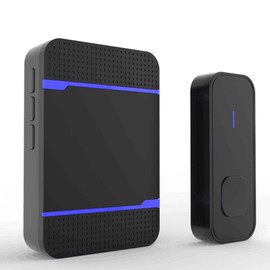 Topyart Wireless Chime, Door Bell, Waterproof and Dustproof, 300m Reception Distance, 55 Types of Ring Tone, No Wiring Required, Restaurants, Entryways, Nursing Sites, Offices, Factories, Warehouses,