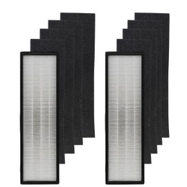 Filter-Monster – Replacement Filter with 4 Carbon Pre-Filters Set, 2 Filters and 8 Carbon Filter Pack - Compatible with GermGuardian Air Purifier FLT4825 Filter Size B