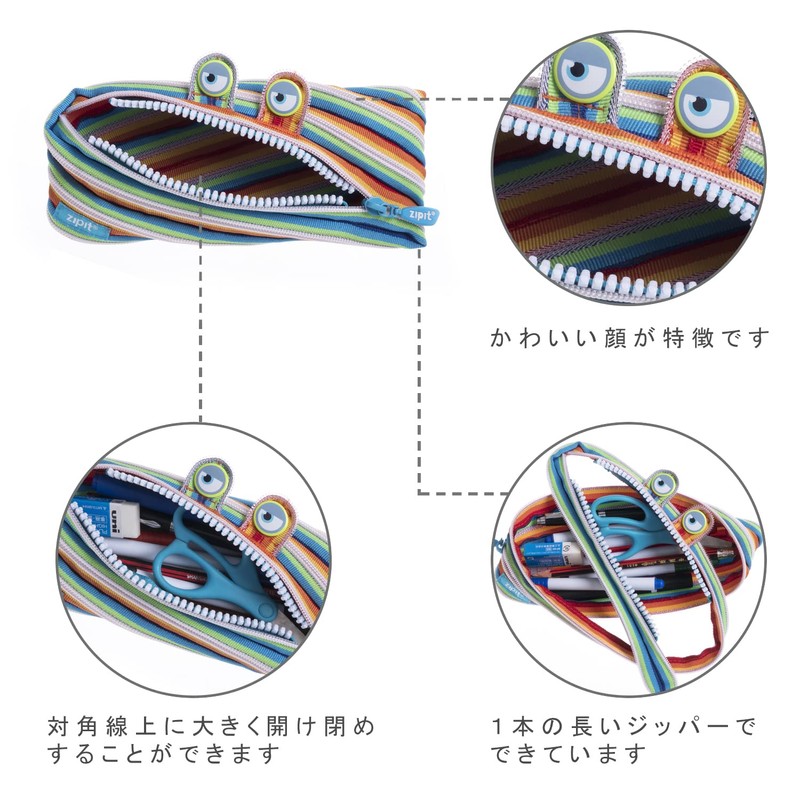 Zipit Monster Pen Case, Pencil Case, Boys, Girls, Cute, Stylish,