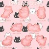 Crethinkaty Cat Cookie Cutters Set-8 Plastic Cookie Cutter Stamp- Cat