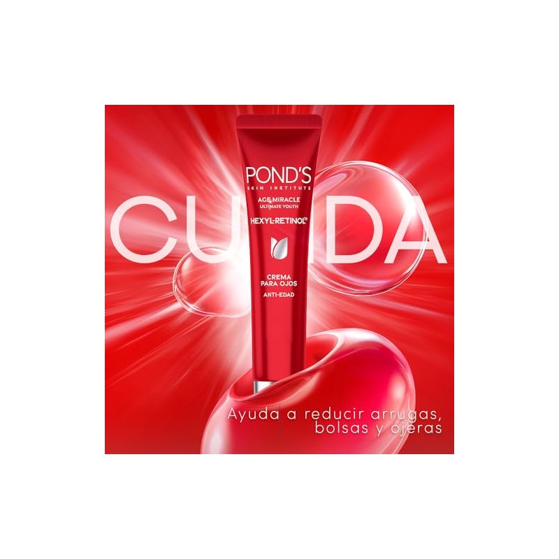 PONDS Crema Ojos Age Miracle Ultimate Youth Hexyl-Retinol 15 ml