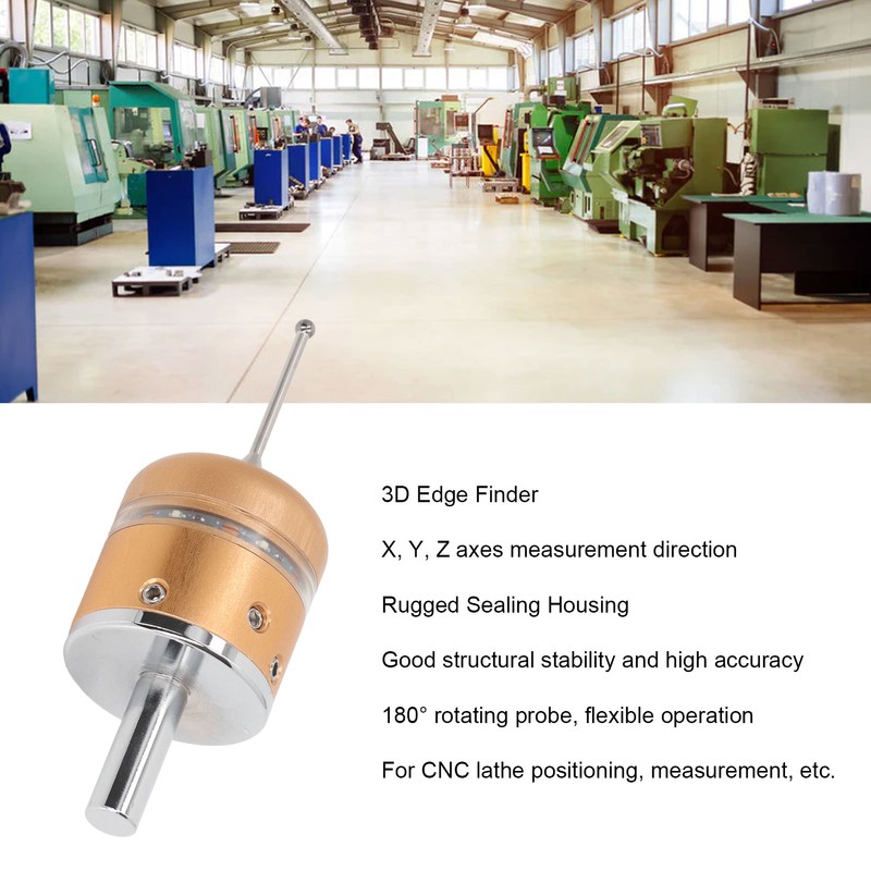 3D Edge Finder with Probe High Accuracy Edge Locator for