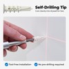 #8 Self Drilling Drywall Plastic Anchors with Screws - No