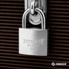 Zarker keyed Padlock, Heavy Duty Stainless Steel Lock, Waterproof and