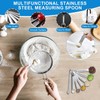 Measuring Cups and Spoons Set 22 Piece, 11 Stainless Steel