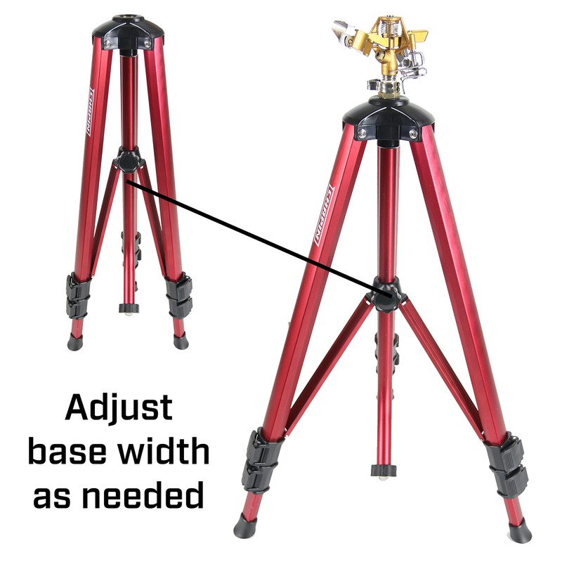 Chapin 4993: Heavy Duty Brass Head Tripod Impact Lawn Sprinkler,