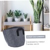 Mipcase Non-Woven Planting Bag Round Bucket Gardening Pouch Long-Lasting and