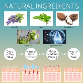 CMWGKBC 5 Pack Foot Peeling Mask,Exfoliator Peel Off Calluses Dead Skin Callus Remover,Foot Mask for Dry Cracked Feet,Foot Peel Mask for Men and Women Feet Peeling Mask for Mothers Day Gifts