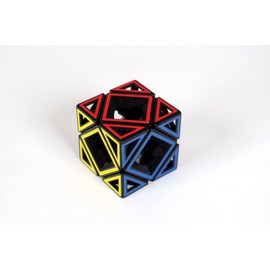 Meffert's M5098 Hollow Skewb Cube Puzzle, Multi Color