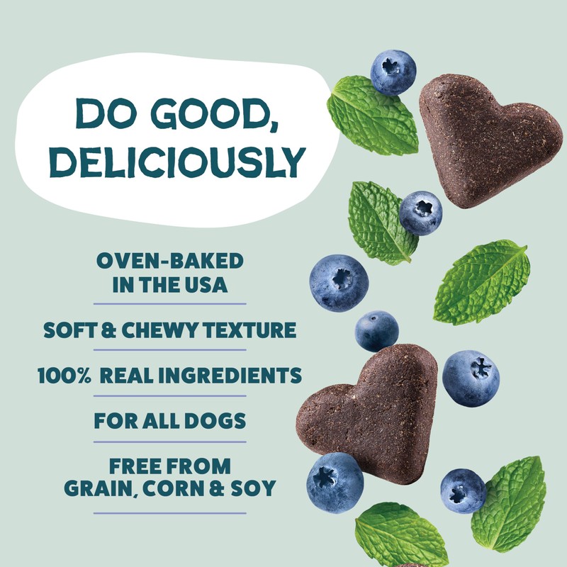 Shameless Pets Soft-Baked Dog Treats, Blueberried Treasure - Natural &