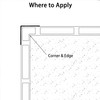 Trimold Matte Silver Aluminum Peel and Stick L Molding Corner
