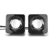 1 Pair Mini USB2.0 Speaker Computer Laptop Desktop Wired Stereo