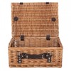 Red Hamper Double Steamed 36cm Picnic Basket