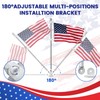 ZHULI 5 FT Flag Pole for Outside House, Flag Pole