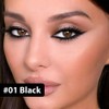 Kaely Black Pencil Eyeliner,Sharpenable Multi-Use Gel Eyeliner Pencil,Waterproof Smudge proof