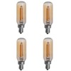 HERO-LED T8-DSGT-2W-WW22 Gold Tint T8 E12 Candelabra Base 2W Edison