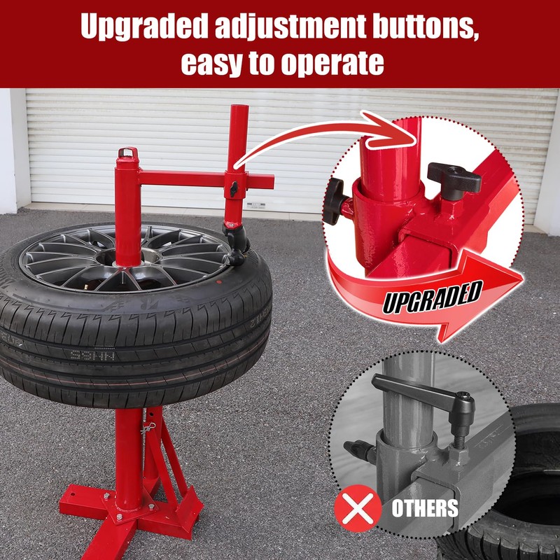 ATOLS Upgraded Manual Tire Changer Kit with 2 Duck Head