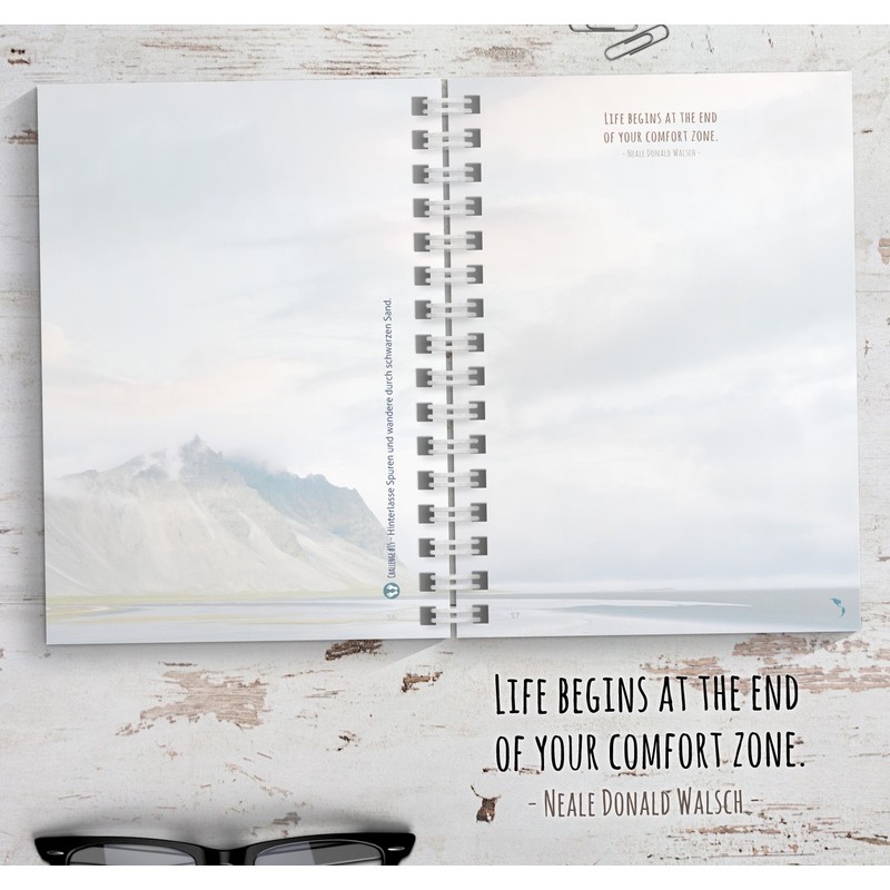 Travel Diary Iceland to Write Yourself or as a Farewell
