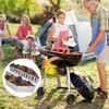 Zalizr 2 Pcs Charcoal Baskets, Steel Charcoal Holders for BBQ,