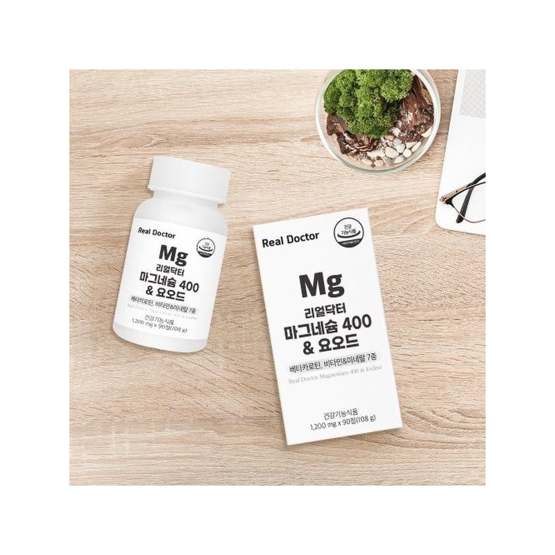 Real Doctor Magnesium 400 Iodine (1200mg, 90 tablets) (N4) /