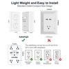 kakahigh Wall Outlet Extender with Screw 8 Way Outlets with