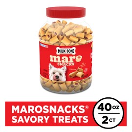 Milk-Bone MaroSnacks Dog Treats with Real Bone Marrow and Calcium