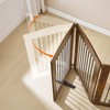 HOOBRO Indoor Dog Gate with Support Feet, Freestanding Pet Gate