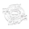 sourcing map GT-8F Inner Square Restrictor Plate Gate 4/8 Way