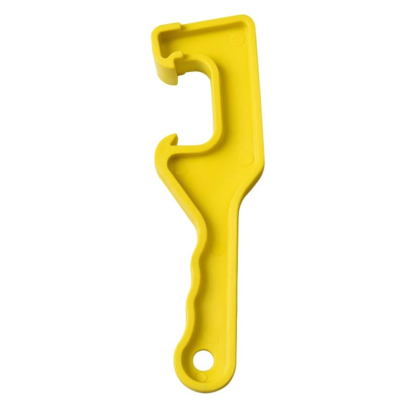 Pail Opener, Lid Opener with Header, 5 Gal, Plastic, Polyethylene,