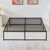 VECELO 16" Metal Platform Bed Frame/Mattress Foundation/No Box Spring Needed