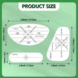 Solvora Golf Impact Tape Club Impact Stickers for Woods Irons and Putters No Residue Golf Accessories for Swing Practice (300PCS)