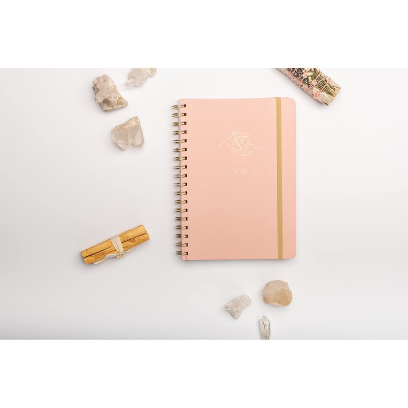 Southworth Planner (January 2022-December 2022), 7" x 9.25", Cashmere Heart