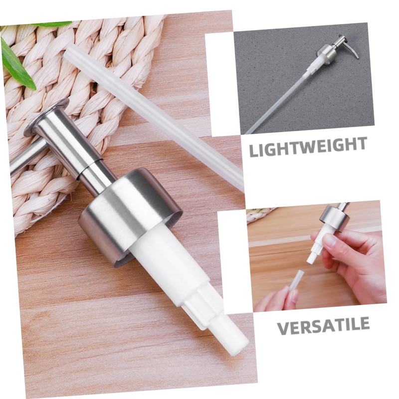 ULTECHNOVO 2pcs Stainless Steel Pump Head Replacement for Liquid Soap