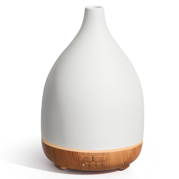 InnoGear Oil Diffuser, 300ML Ceramic Diffuser for Essential Oils Handcrafted